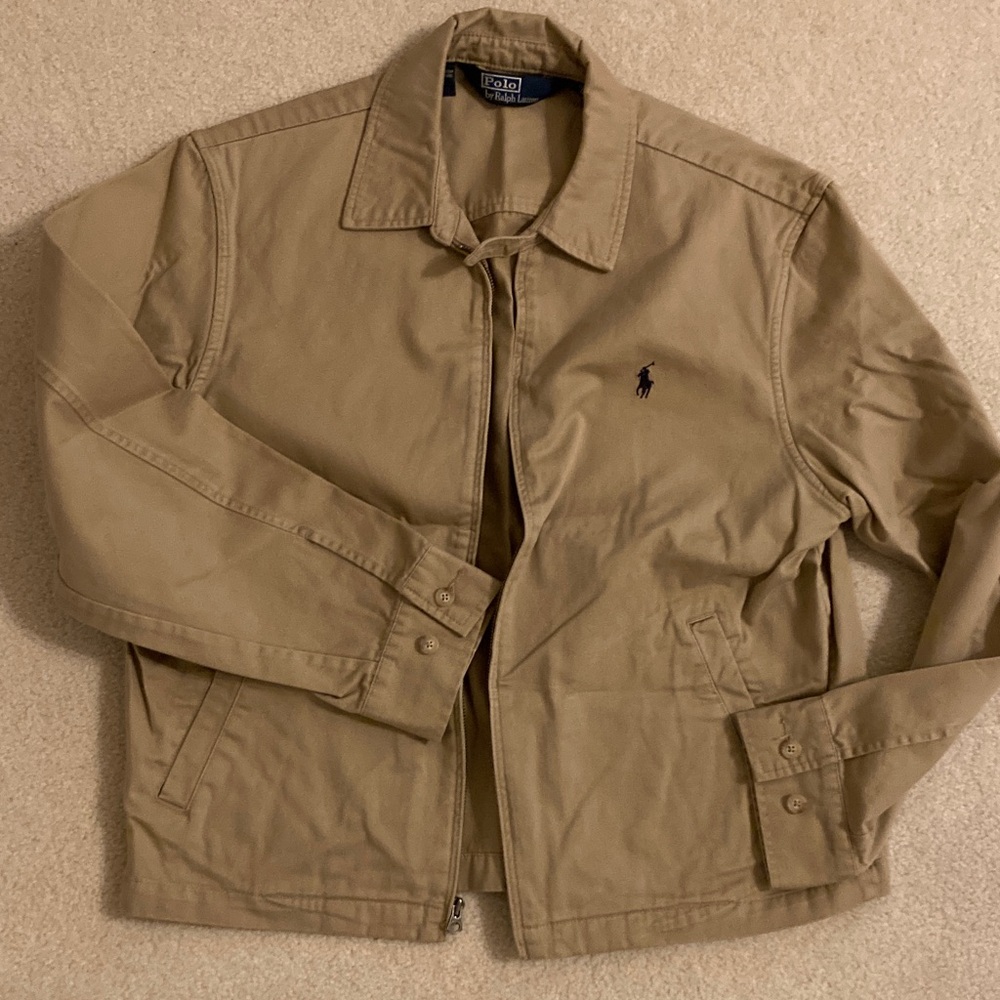 Polo by Ralph Lauren Men's Khaki Shirt Jacket